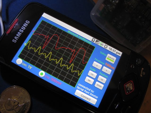 Trasformare un cellulare Android in un oscilloscopio wireless