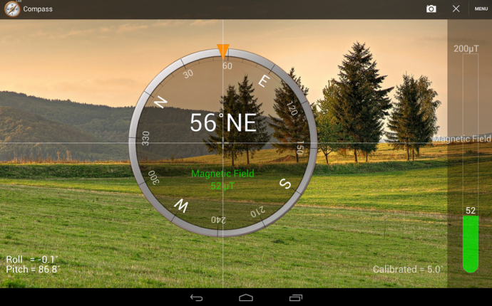 La migliore bussola per Android con il rilevamento GPS della posizione