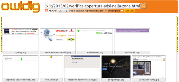 Come estrarre e salvare tutte le immagini da un sito web