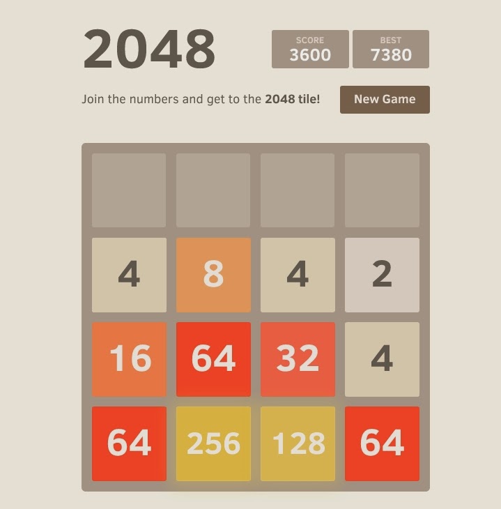 Gioca a 2048 per allenare la tua mente