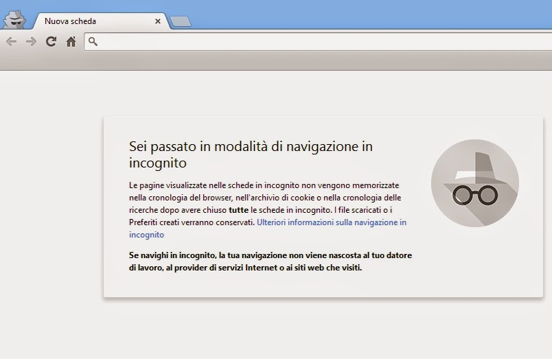 Come avviare rapidamente Google Chrome nella modalità in incognito