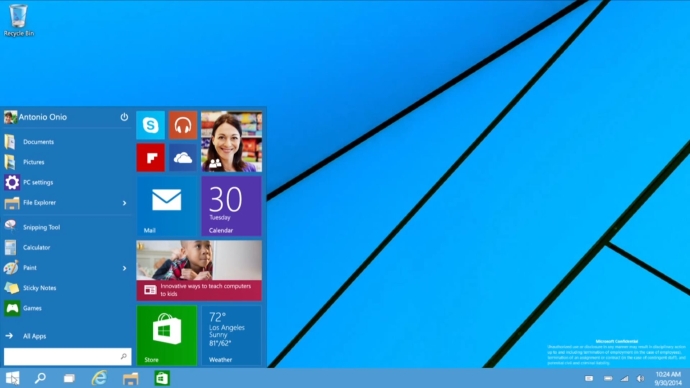 Video delle nuove funzioni e download di Windows 10 Technical Preview