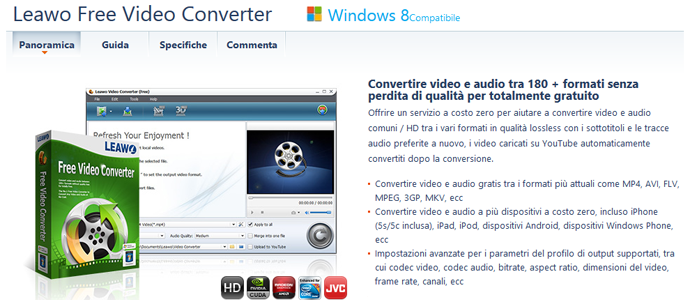 Programma per convertire video