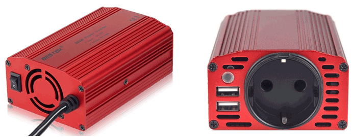 Convertitore di corrente per auto Bestek 12V – 220V