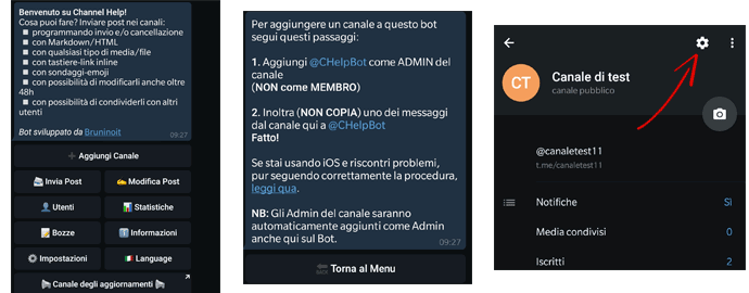 canale telegram